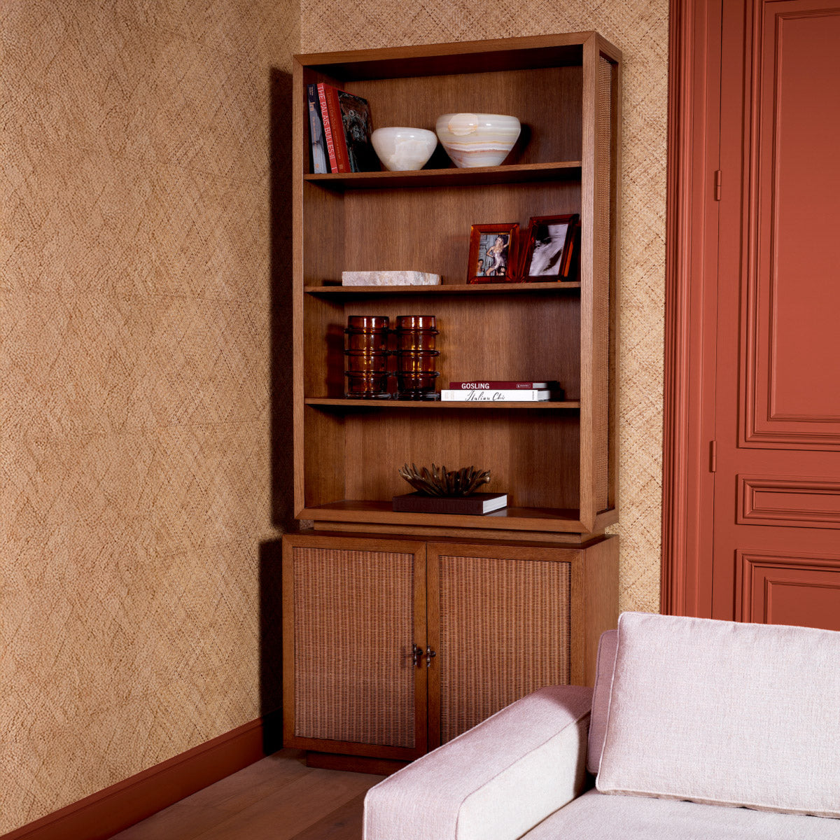 Eichholtz Cabinet Borchard This luxurious piece, suffused with a warm golden hue, embodies timeless refinement. Designed for the