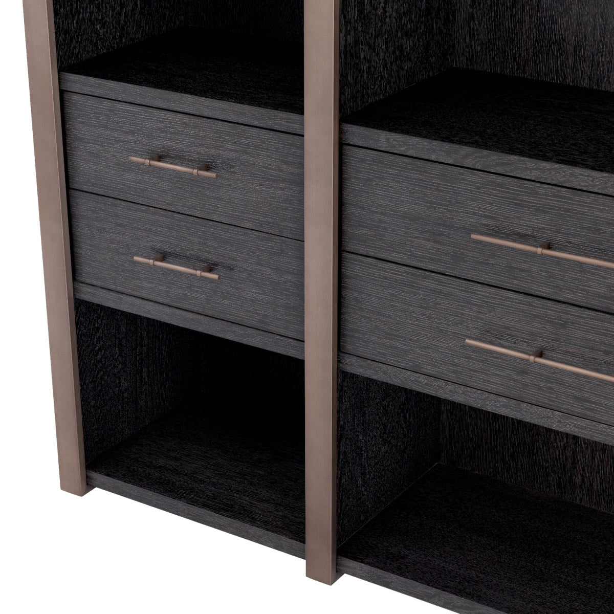 Eichholtz Cabinet Canova of storage space with a visible part for showing off your trinkets, 2 large drawers