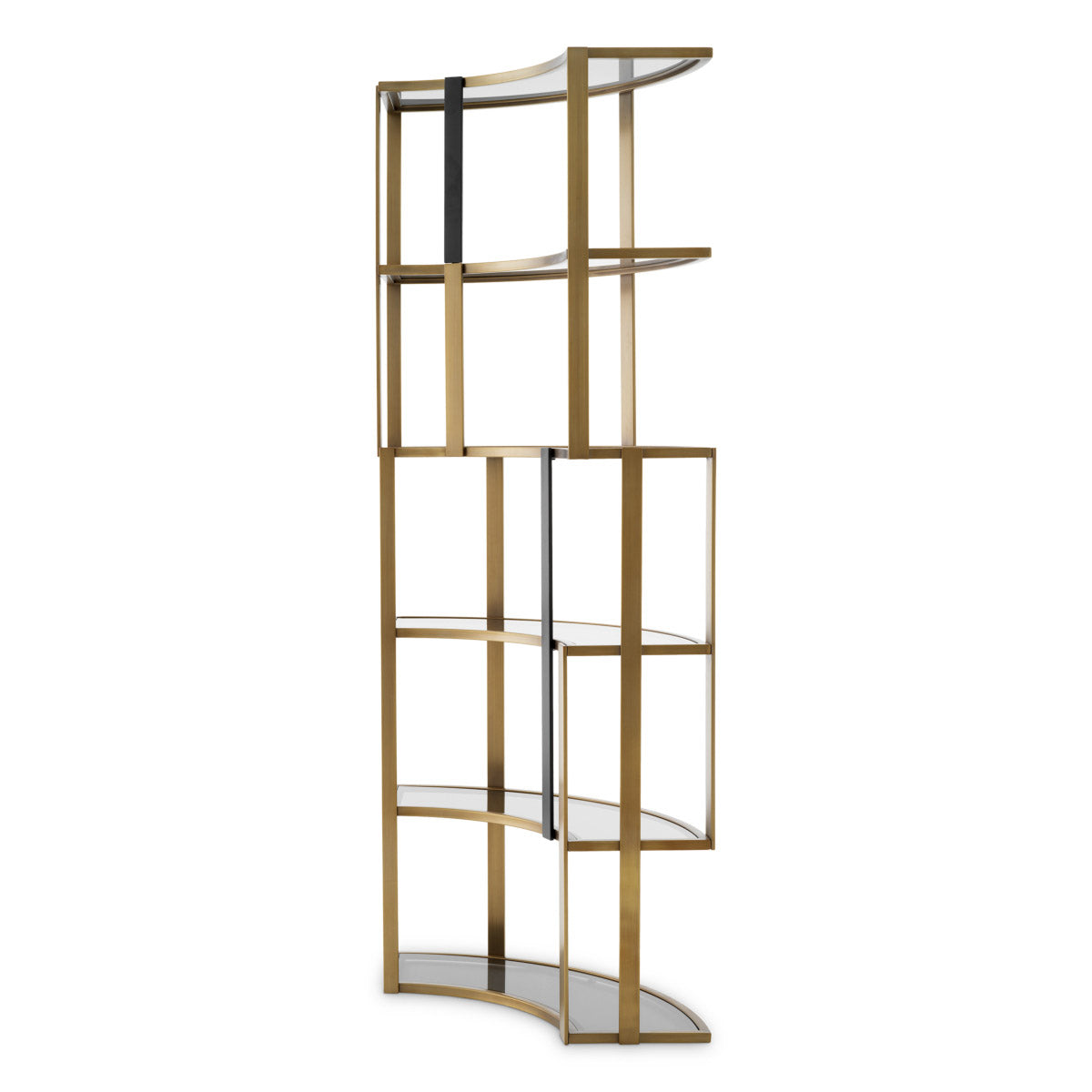 Eichholtz Cabinet Clio Corner Corner Crafted by Eichholtz this display cabinet pairs refined design with elevated materials for a