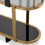 Eichholtz Cabinet Clio Round low luxury interior. Dimensions W 71.0" D 15.0" H 35.5" Expertly made for enduring style and