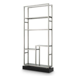 Eichholtz Cabinet Corrado II Unveil sophistication with Cabinet Corrado II, showcasing a stunning brushed steel finish complemented by smoke