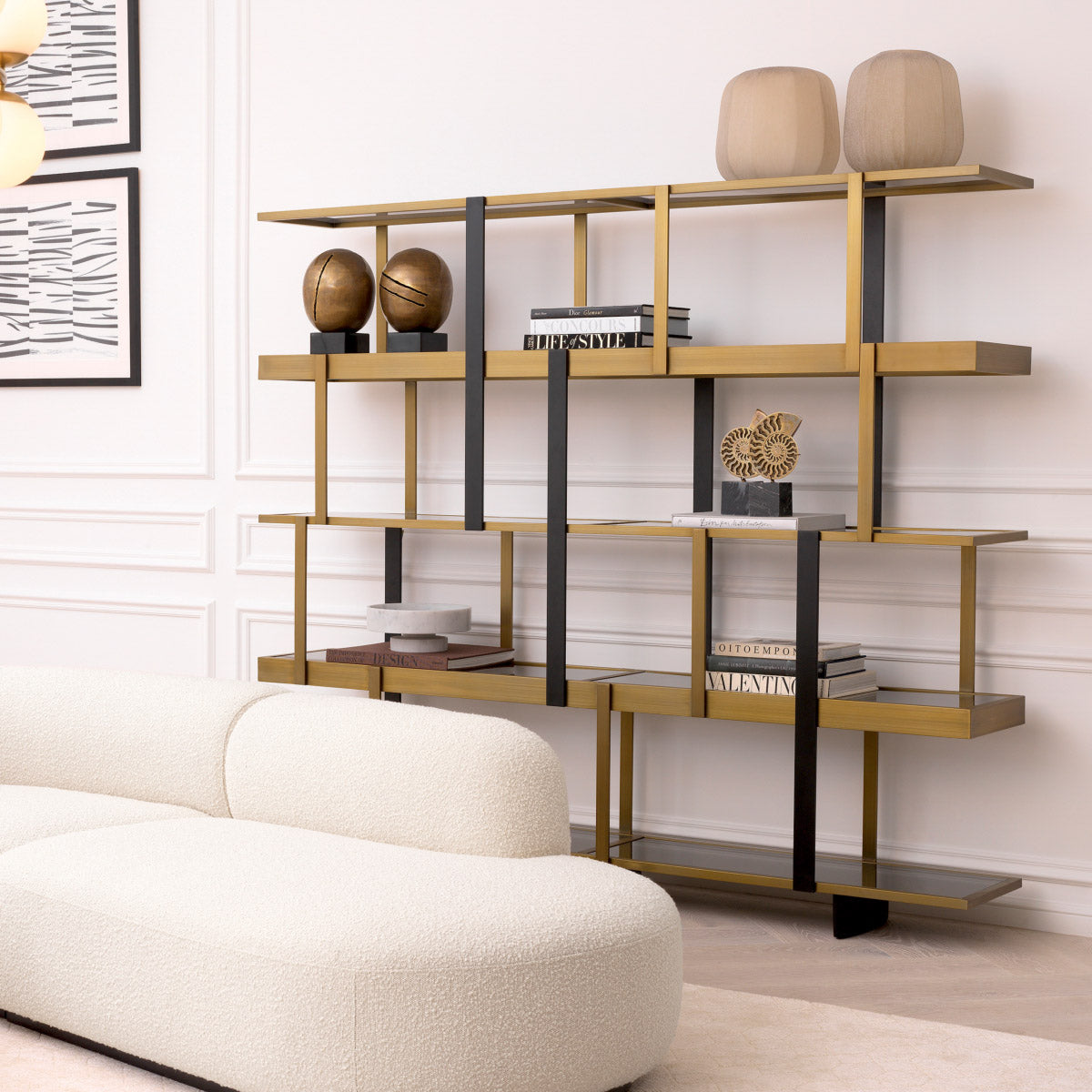 Eichholtz Cabinet Mercure large practical storage unit matches all modern décor styles and will be an eye-catcher in