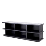 Eichholtz Cabinet Miguel L The charcoal grey oak veneer Miguel Dresser with Italian bianco lilac marble top will look