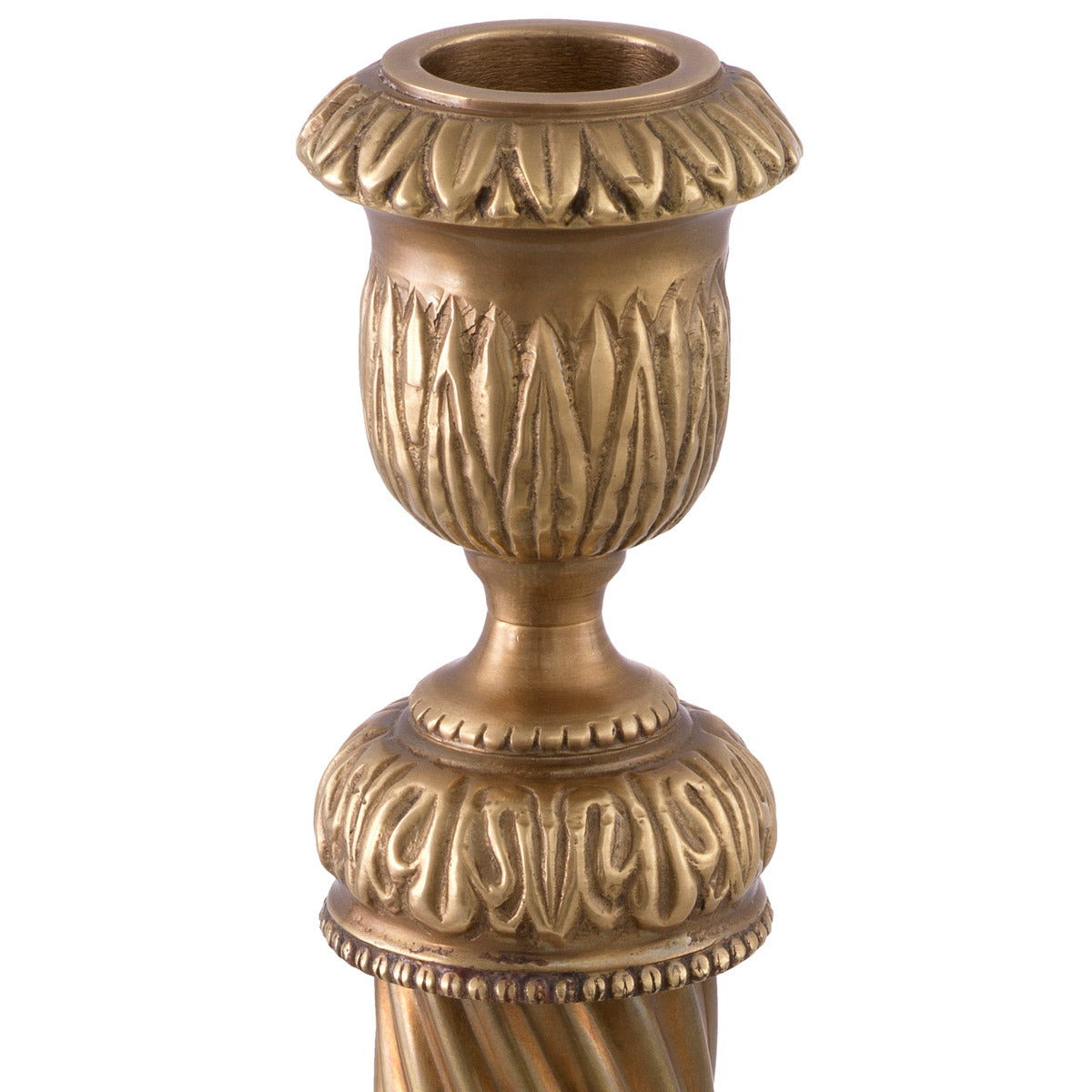 Eichholtz Candle Holder Carnier cues from a candlestick (ca. 1775-90) thought to be French and now in the collection