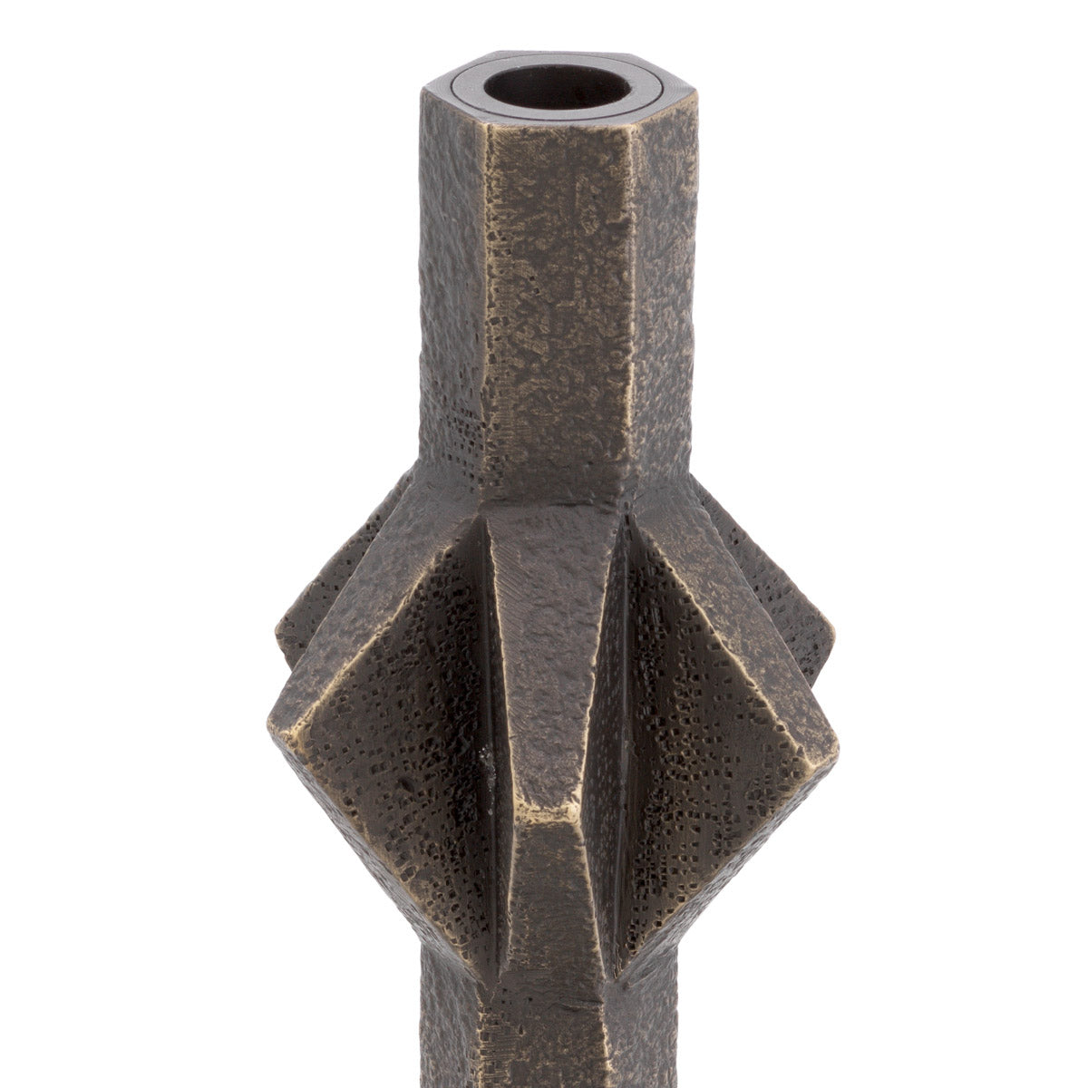 Eichholtz Candle Holder Conti S with elevated materials for a statement in any luxury interior. Dimensions W 7.0" D 7.0"
