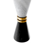 Eichholtz Candle Holder Diabolo accent in the middle. Both sides of the candle holder are suitable for pillar candles.