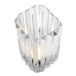 Eichholtz Candle Holder Howell set of 2 effect allowing light to bounce and reflect between each facet. Candle Holder Howell set of