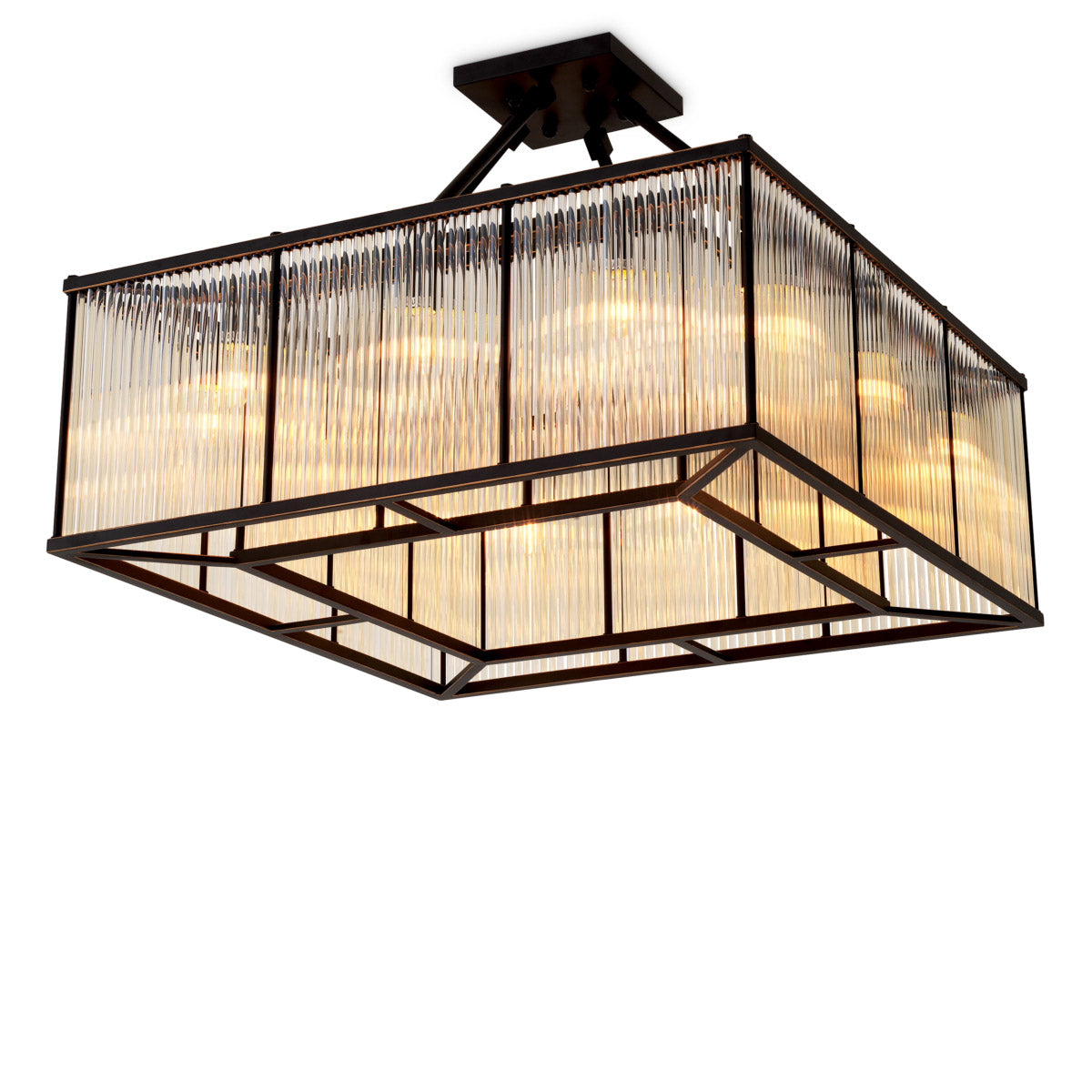 Eichholtz Ceiling Lamp Bernardi Square luxury and history into your lighting solutions. Ceiling Lamp Bernardi Square Crafted by Eichholtz...