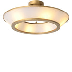 Eichholtz Ceiling Lamp Ferette beauty of white glass in a captivating symphony of refined sophistication. The Ferette boasts an