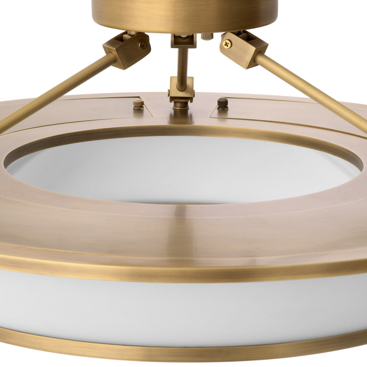 Eichholtz Ceiling Lamp Ferette with elevated materials for a statement in any luxury interior. Dimensions W 24.0" D 8.5"