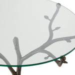 Eichholtz Centre Table Christophe a bronze finish and tripod base, this console will be a sophisticated dining table. Centre