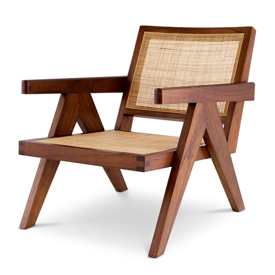 Eichholtz Chair Aristide Inspired by iconic design furniture from Chandigarh in the 1950s and 1960s, the classic brown