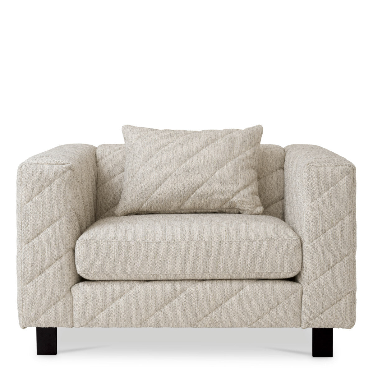 Eichholtz Chair Avellino fabric. Its unique patterning and plush cushioning encapsulate the brand's commitment to sophisticated design and