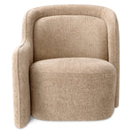 Eichholtz Chair Barrier Left Sand fabric, this armchair exudes a sense of modern sophistication. Its unique design features a