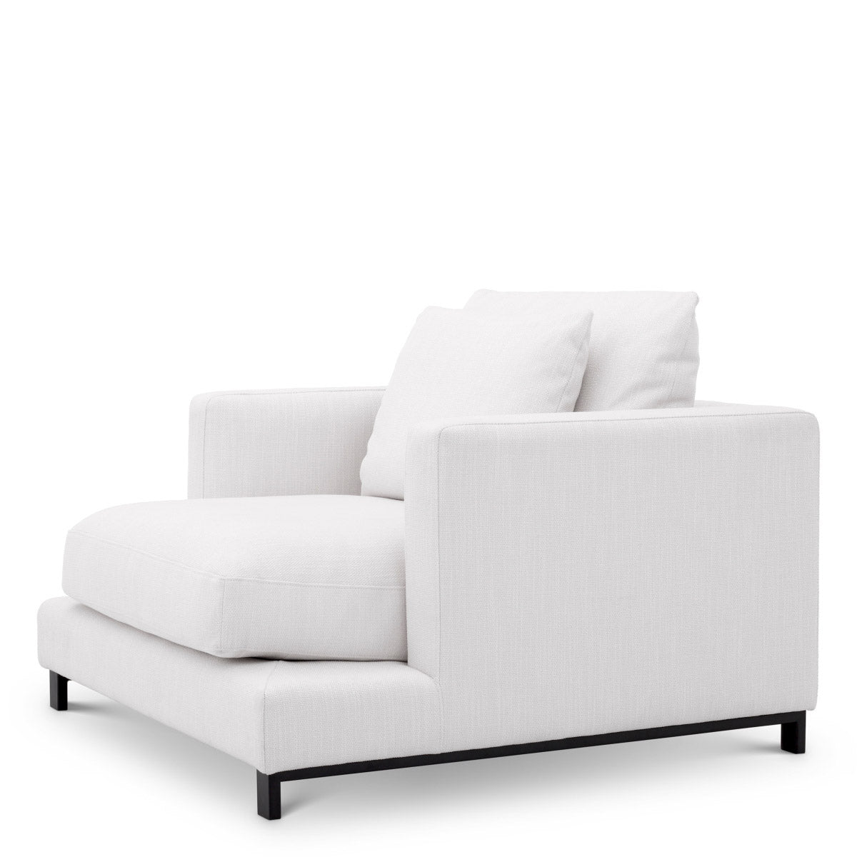 Eichholtz Chair Burbury this modern armchair, while enjoying me-time. The crisp white of the upholstery will light up