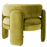 Eichholtz Chair Chaplin vintage greenvelvet piping, the Chaplin Chair is a tasteful and low-profile statement chair that brings