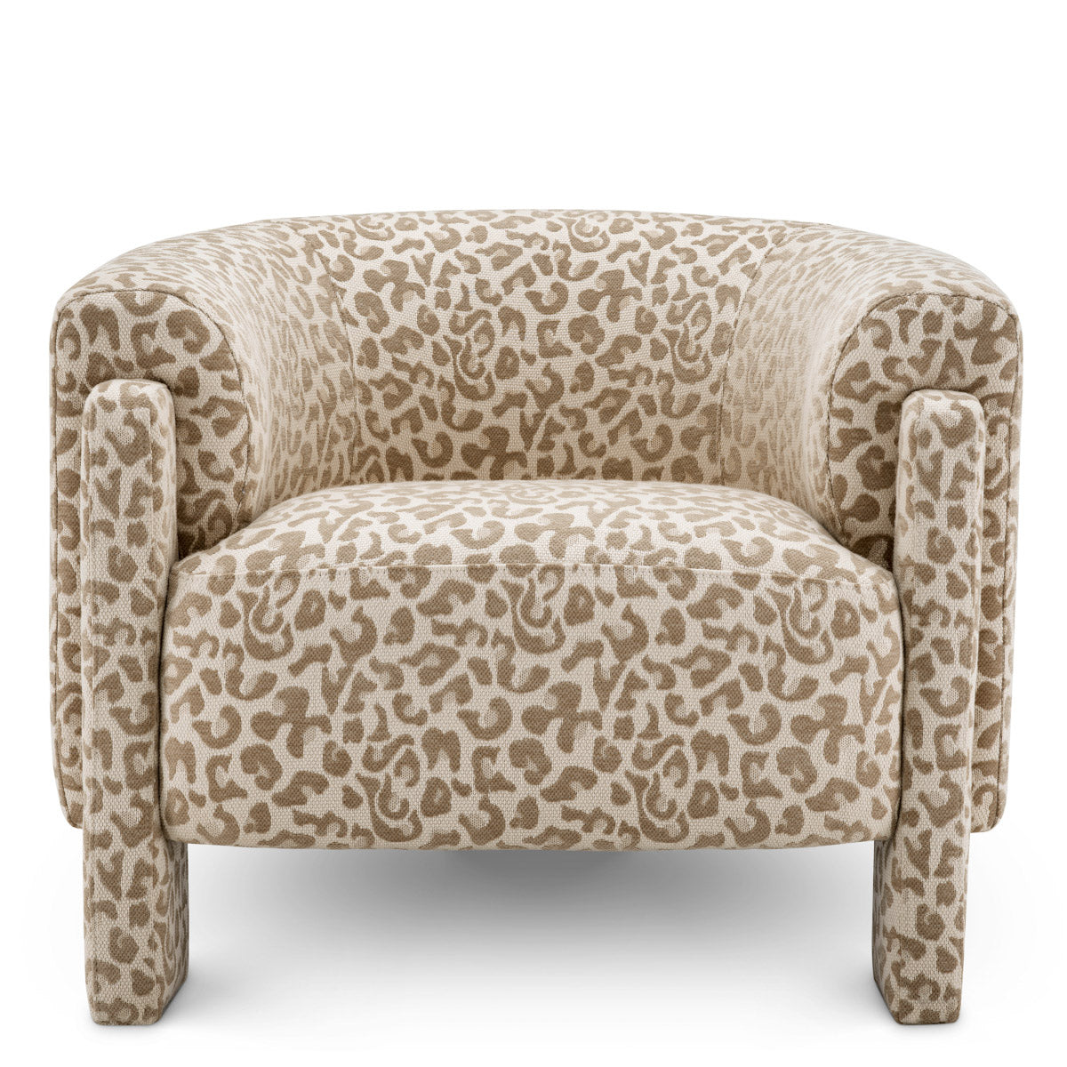 Eichholtz Chair Hazelwood its eye-catching leopard print upholstery, adding a touch of wild elegance to any space. The