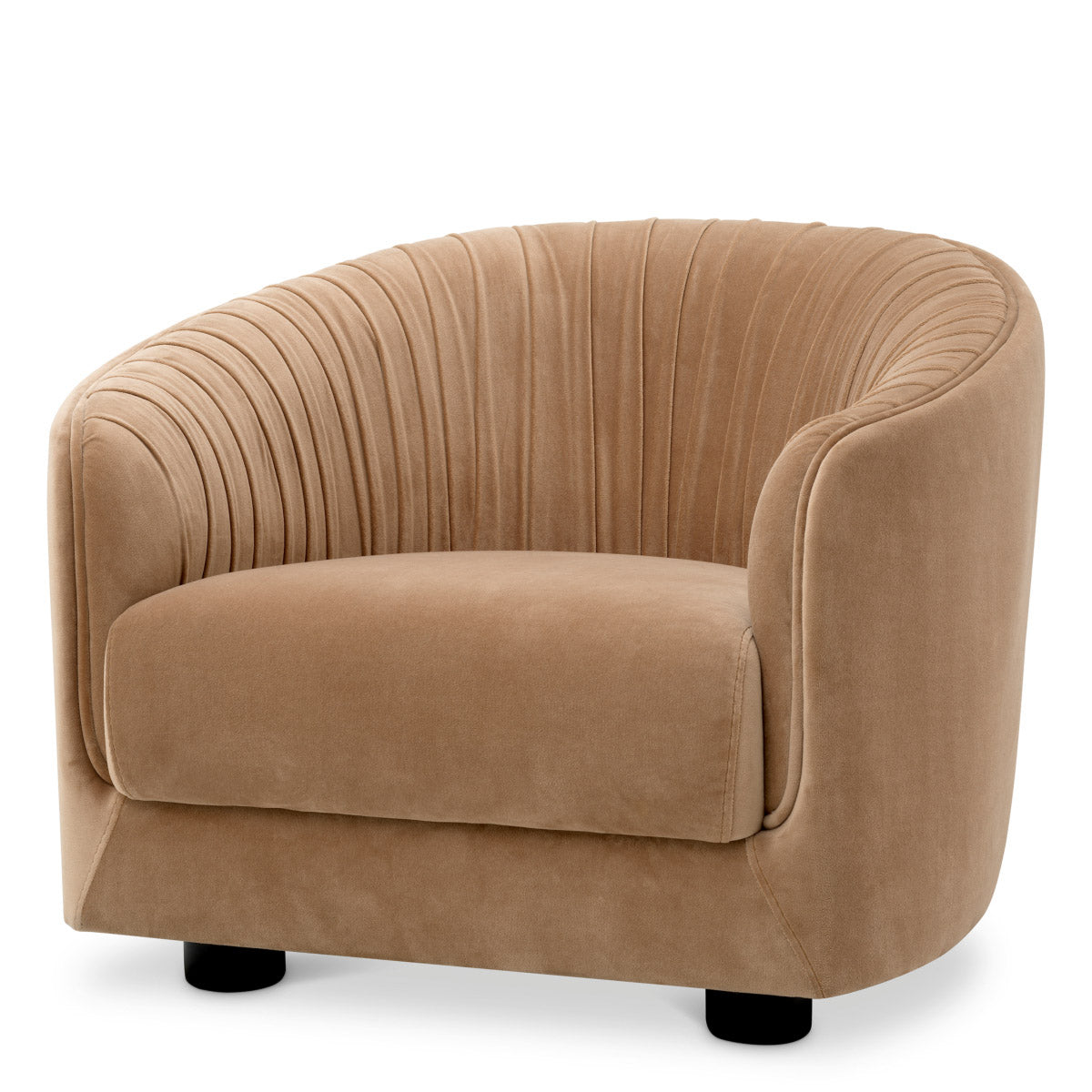Eichholtz Chair Jameson Indulge in the plush elegance of the Jameson Chair, enveloped in sumptuous Amaro camel fabric.