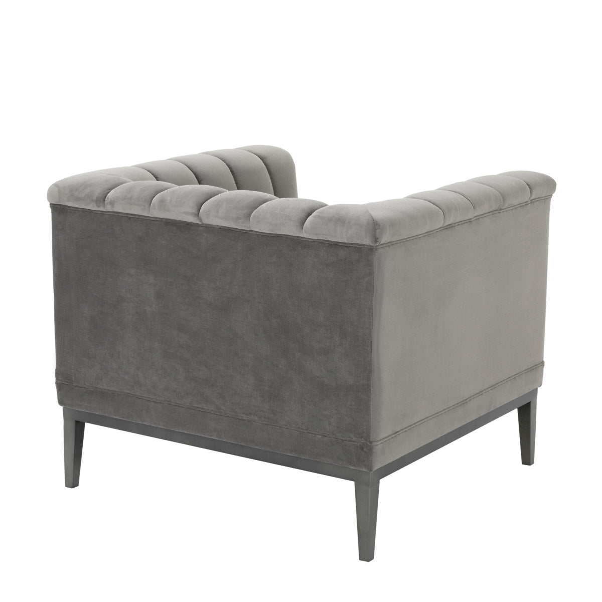 Eichholtz Chair Raffles luxury and the stitched detailing on the back creates the characteristic 50s contoured piped effect.