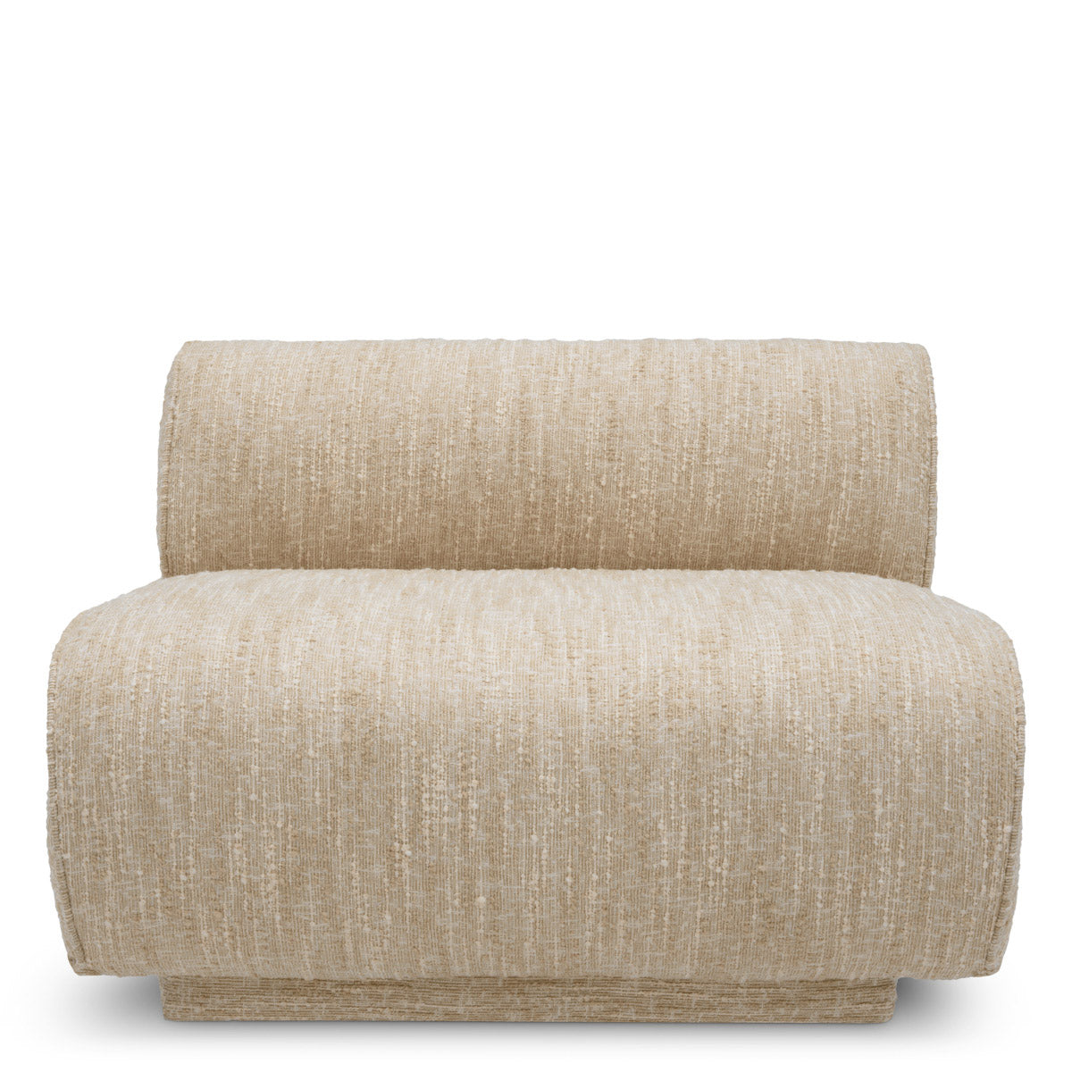 Eichholtz Chair Urbano graceful silhouette and soft, textured upholstery create an inviting atmosphere in any living space. Meticulously