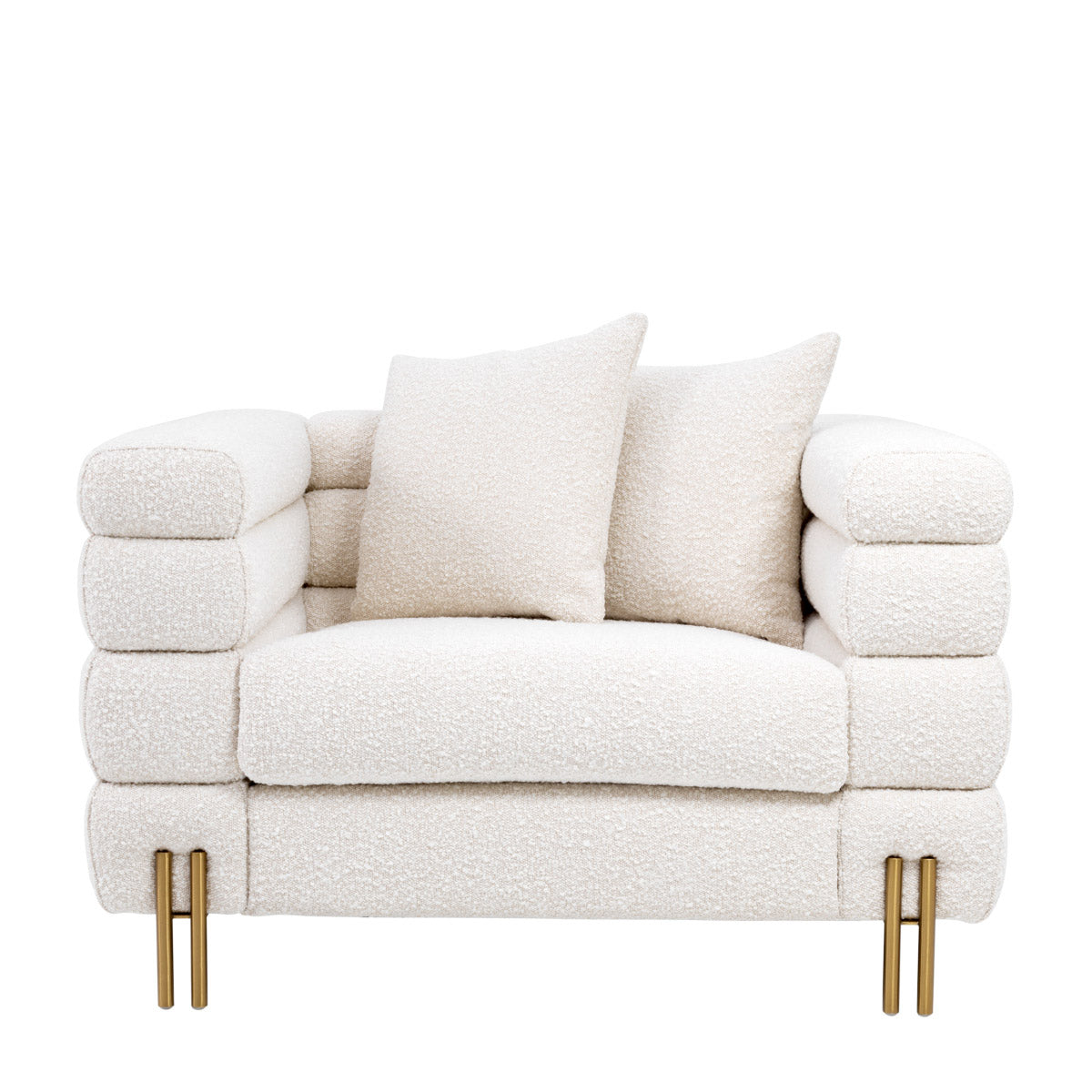Eichholtz Chair York with 2 square throw cushions. Chair York Crafted by Eichholtz this armchair pairs refined design
