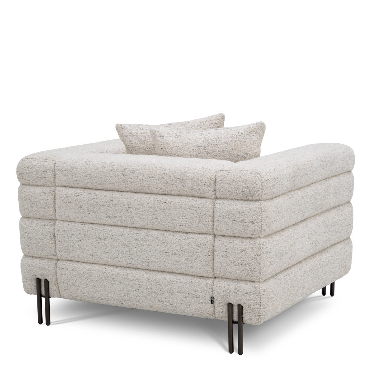 Eichholtz Chair York this armchair pairs refined design with elevated materials for a statement in any luxury interior.