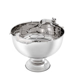 Eichholtz Champagne Cooler Jordan This eye-catching ice bowl comes in a vintage brass finish. It features two handles in