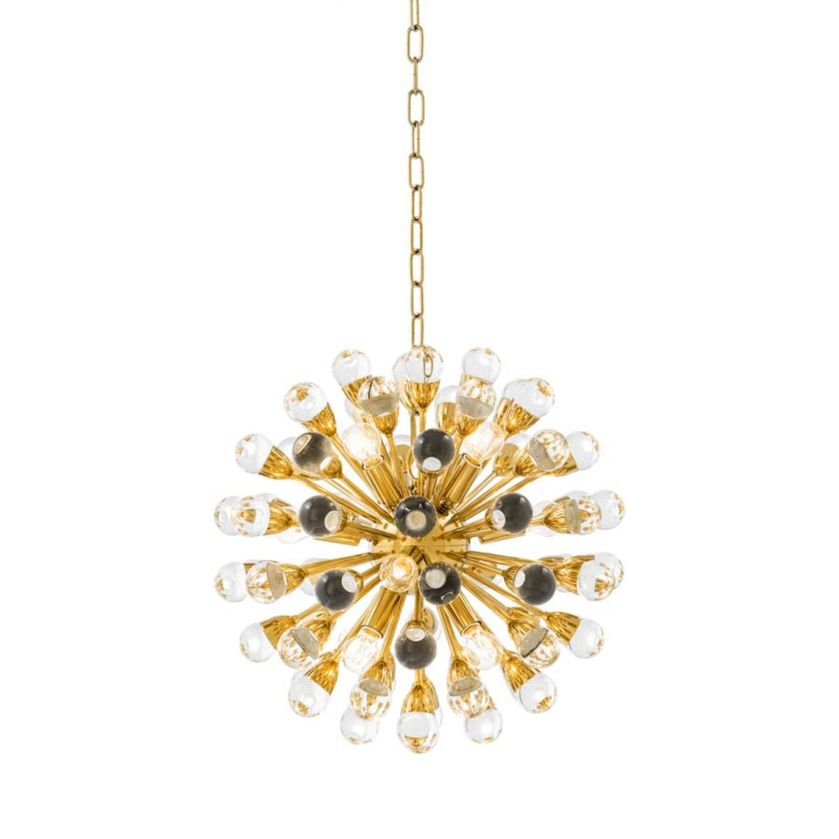 Eichholtz Chandelier Anto S Let the sun shine in with the enchanting Anto S Chandelier. Strikingly modern, this beautiful