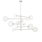 Eichholtz Chandelier Argento L asymmetrical interpretation of Mid-Century Modern designer lighting instantly elevates your room! It featu...
