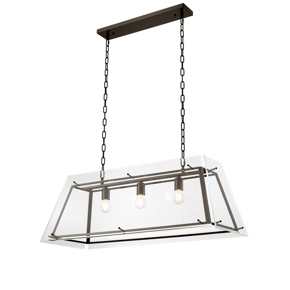 Eichholtz Chandelier Azure L Add industrial flair to your home with the 3-light Azure L Chandelier. Stripped to the