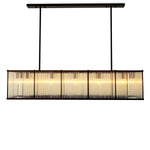 Eichholtz Chandelier Bernardi Rectangular Its iconic 1920 style and artisan craftsmanship, encased in a bronze gunmetal finish, elevate the