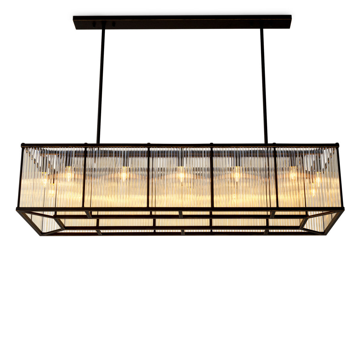 Eichholtz Chandelier Bernardi Rectangular aesthetic of any exclusive interior design collection. Chandelier Bernardi Rectangular Crafted...