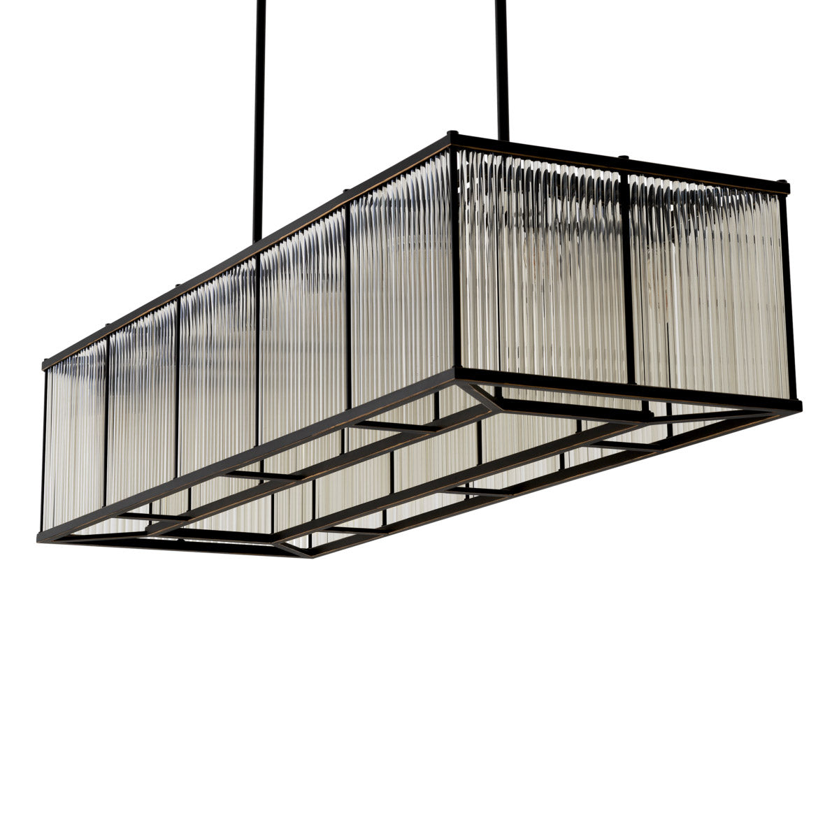 Eichholtz Chandelier Bernardi Rectangular 55.0" D 19.5" H 12.0" Expertly made for enduring style and everyday elegance. Contact our