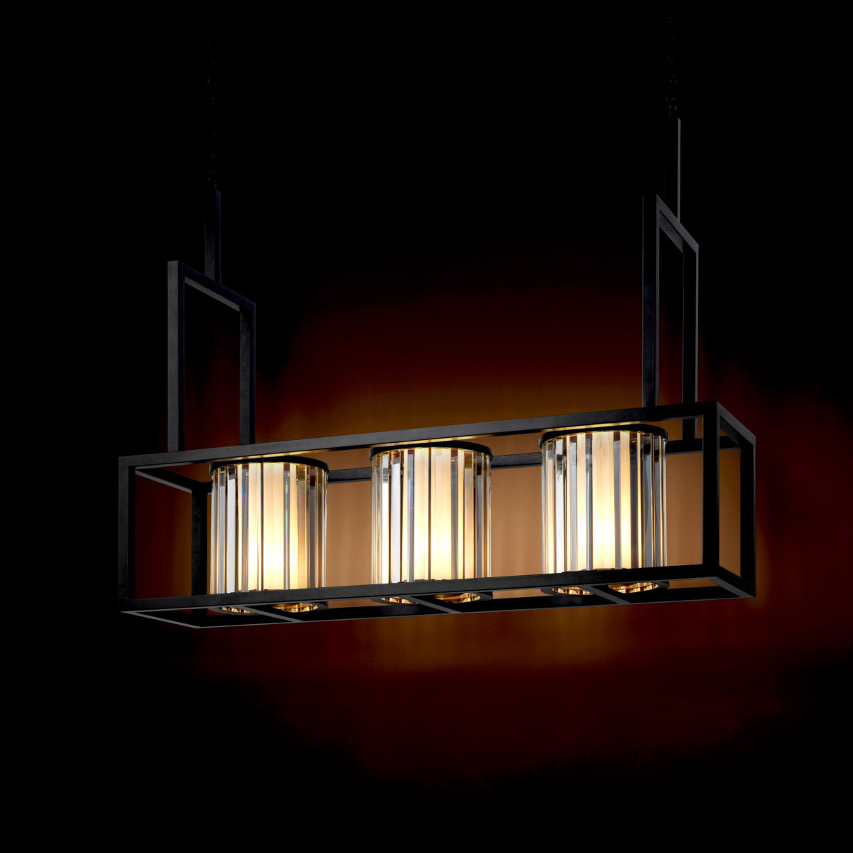 Eichholtz Chandelier Carducci with elevated materials for a statement in any luxury interior. Dimensions W 47.0" D 12.5"