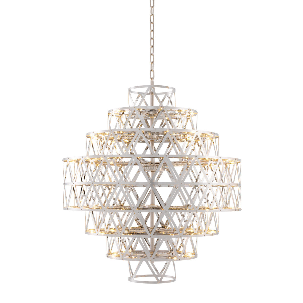 Eichholtz Chandelier Clinton Channel contemporary grandeur into your home décor with the Clinton Chandelier. This modern take on