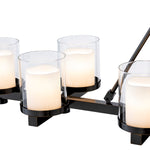 Eichholtz Chandelier Donovan for a statement in any luxury interior. Dimensions W 61.0" D 15.0" H 23.0" Expertly