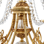 Eichholtz Chandelier Duvaux elaborate chandeliers, which feature intricate acanthus leaves, seedpods, and crystal finials. Though their f...