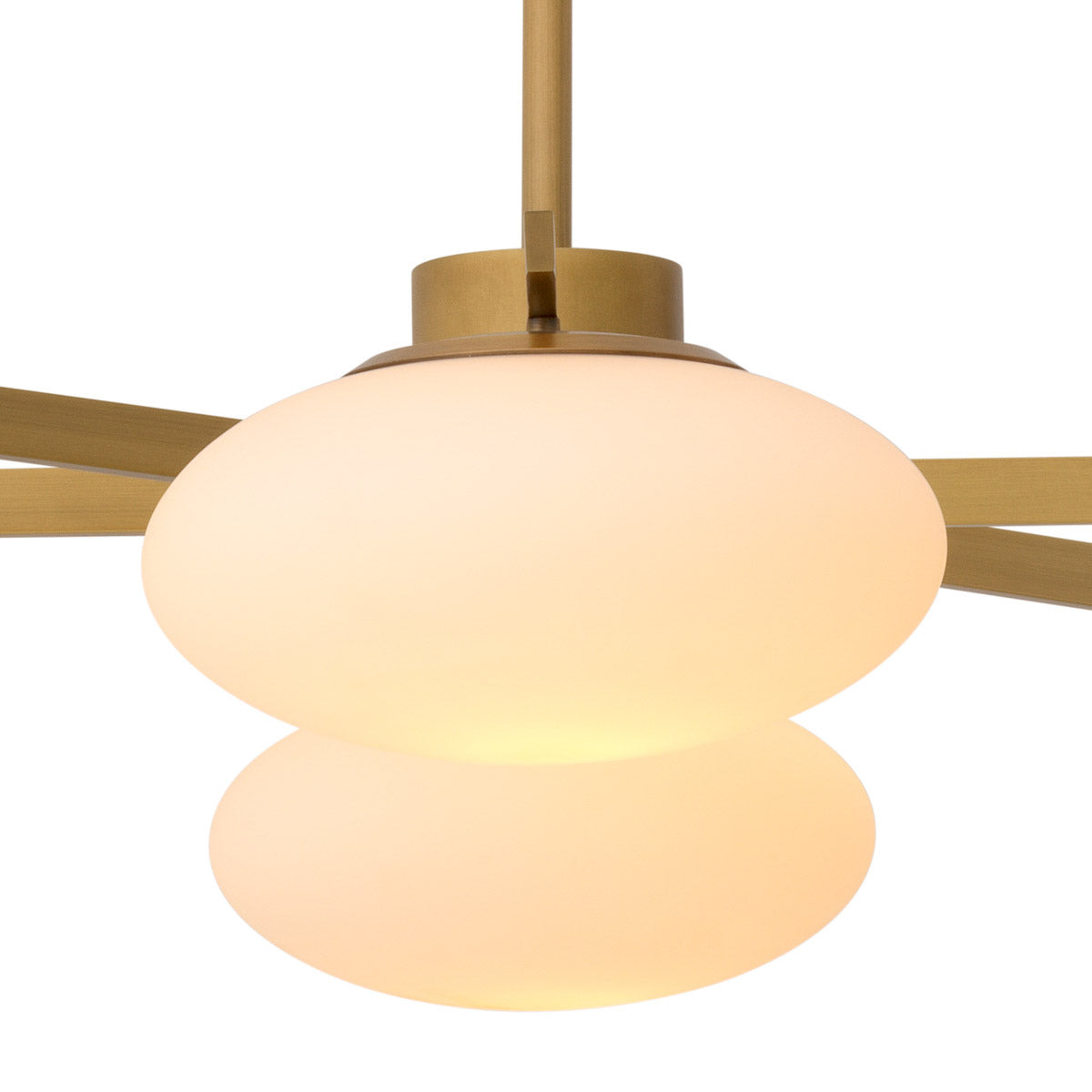 Eichholtz Chandelier Evergreen L as a semi-flush mount ceiling light or a pendant light. Chandelier Evergreen L Crafted by