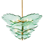 Eichholtz Chandelier Florina Introduce a burst of color and elegance with the Eichholtz Florina Chandelier. Its antique brass