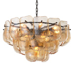 Eichholtz Chandelier Gustave Radiate opulence with the Chandelier Gustave. This luxurious fixture features champagne-colored glass juxtap...