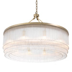 Eichholtz Chandelier Hector L and is provided with a light brushed brass finish. Chandelier Hector L Crafted by Eichholtz