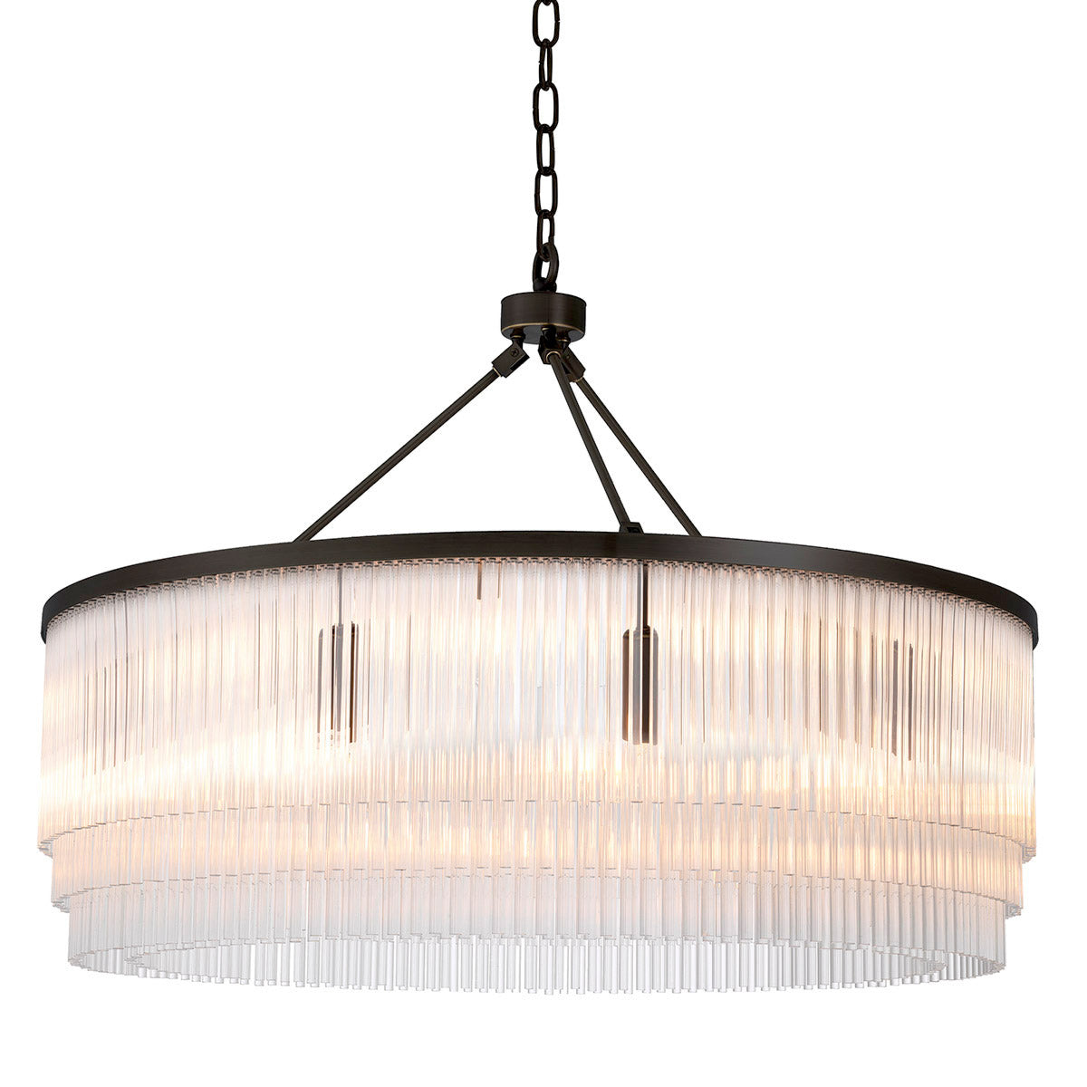 Eichholtz Chandelier Hector L Beautify your interior with the glamorous Hector L Chandelier. This contemporary interpretation of Art Deco