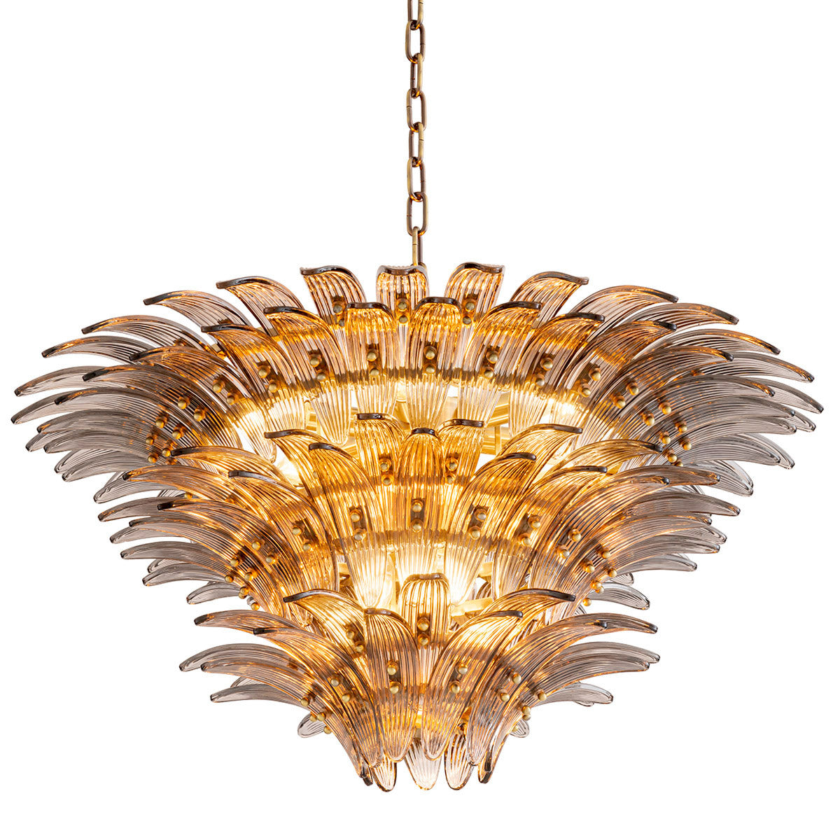 Eichholtz Chandelier Italo Inspired by nature, Chandelier Italo creates a display of energetic brilliance and shadows. Three tiers
