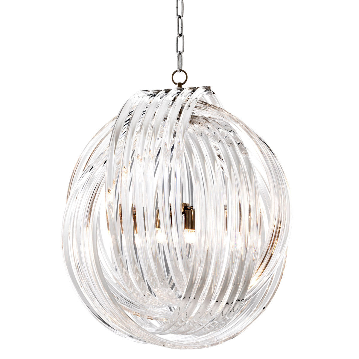 Eichholtz Chandelier Marco Polo L Inject Art Deco glamour into your interior with the Marco Polo L Chandelier. This high-class