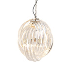 Eichholtz Chandelier Marco Polo M round acrylic rods which let reflected light sparkle from the internal light fittings. Perfect for