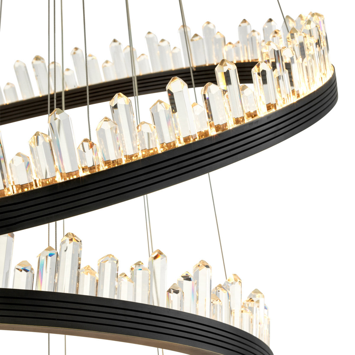 Eichholtz Chandelier Randall light through the crystal glass decorations. Chandelier Randall Crafted by Eichholtz this pendants/lanterns/...