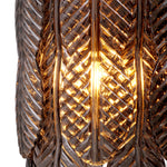 Eichholtz Chandelier Sahure S chandelier's smoked-glass elements exude an air of timeless elegance. It captivates with a brushed-brass fi...