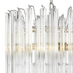Eichholtz Chandelier Salerno levels of clear glass droplets emanate a captivating illumination. Chandelier Salerno Crafted by Eichholtz this