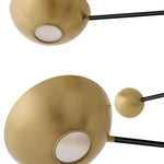 Eichholtz Chandelier Salinas elegant look. This ceiling lamp with brass finish is not only striking but also very