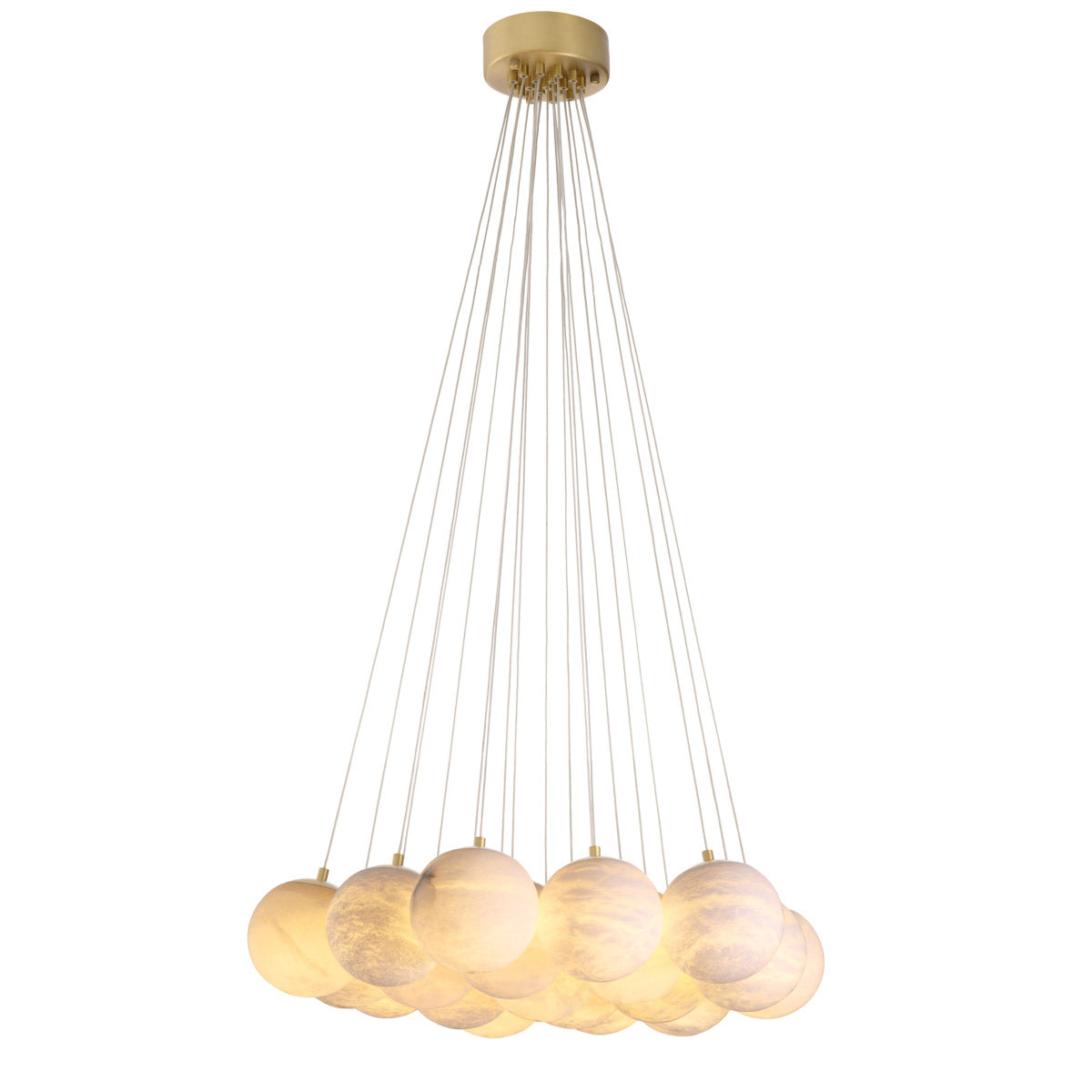 Eichholtz Chandelier Sphinx L adjustable wires allow for custom compositions, enabling you to create a truly unique and captivating
